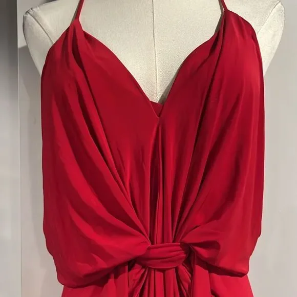 MISA NWT Domino Draped Mini Dress - small - Picture 3 of 9